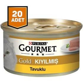 Resim Purina Gourmet Gold Kıyılmış Tavuklu Yetişkin Kedi Konservesi 20 x 85 G 