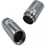 Resim Üniversal Krom Egzoz Ucu Açılı Çıkış 76x140 500-004 