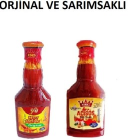 Resim Sarımsaklı Ve Orjinal Acı Sos 