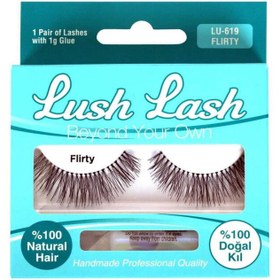 Resim Lush Lash %100 Doğal Kıl Takma Kirpik K:LU-619 