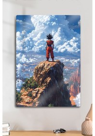 Resim Metal Baskı - Goku, Anime Tablosu - Manga Film Posterleri - Dekoratif Tablo 