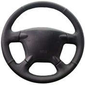 Resim Honda CRV 2002 Spor desen direksiyon kılıfı siyah dikiş 