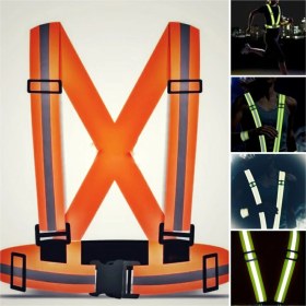 Resim Vi Caro Motorsiklet Reflektörlü Yelek Ikaz Yeleği Scooter Reflekör Yelek Bisiklet Reflektör Yelek 