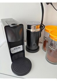Resim Nespresso Büyük Bardak Altlığı 10.5 Cm Geniş Su Damlama Haznesi Siyah 