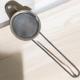Resim Dore Voir Çelik Çay ve Pudra Süzgeci/ Paslanma ve Kararma Yapmaz- Boy 17,4 cm 