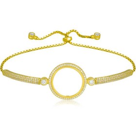 Resim Gümüş Çeyrek Takılabilen Altın Kaplama Kadın Bileklik 