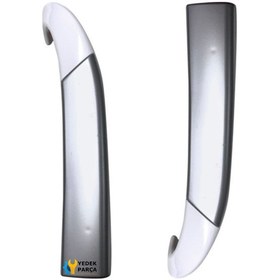 Resim Beko Uyumlu D29490nme Buzdolabı Kapı Kolu Alt Üst Seti Kapı Sapı Görsele Dikkat Ediniz 