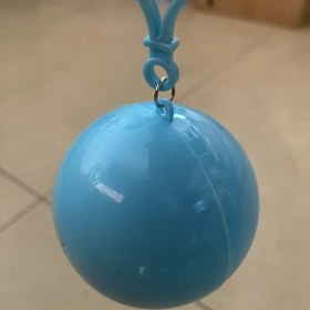 Resim Gateesat 5 Renk Seçenekli Yetişkin Acil Durum Yağmurluğu, Anahtarlık Top Veya Su Geçirmez Yağmurluk, Kamp Ve Outdoor 