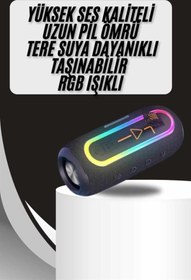 Resim Techno Stock Kablosuz Bluetooth Hoparlör Taşınabilir Çoklu Bağlantılı Özelliği 