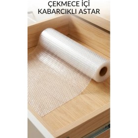 Resim Datatek Şeffaf Kaydırmaz Dolap Içi Raflık Koruyucu Çekmece Örtüsü 45X300 cm Pvc Eva 