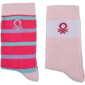 Resim United Colors Of Benetton Unıted Colors Of Benetton Erkek Çocuk 2'li Soket Çorap Bnt-g24085 Pembe 