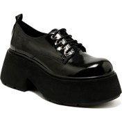 Resim John May Kadın / Kız Oxford ( Klasik) RC-24K-001-R38401 295-Siyah Rugan 