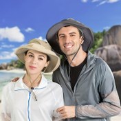 Resim 1 Adet Nefes Alabilen Fileli Yüz Kapağı Şapka - Erkek ve Kadınlar İçin Siyah Açık Hava Böcek Koruma Balıkçılık, Yürüyüş, Kamp, Bahçe İşleri için Ayarlanabilir Boyun ve Yüz Kapağı, Hafif ve Havalandırmalı Tasarım, Dayanıklı Tekstil Malzeme | Koruyucu Başlık 