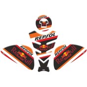 Resim GOGOPREMİUM HONDA CBR 125cc-250cc 2005 - 2018 UYUMLU Tank Pad Set 001 