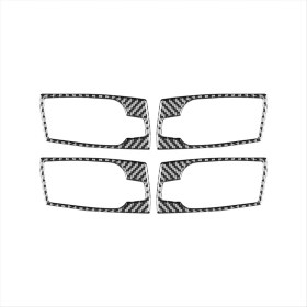 Resim Quee-Niei Bmw 5 Serisi E60 2004-2007 Karbon Fiber Araba Iç Kapı Kolu Kase Kapağı Kaplama Etiketi Iç Aksesuarları (Yurt Dışından) 