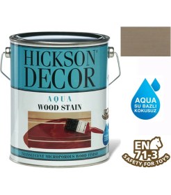Resim Butik Mey Ithalat® Hickson Decor Aqua Su Bazlı 2,5 Lt Warm Grey 