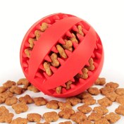 Resim Sivri Kenarlı Kırmızı Plastik Pet Topu - Diş Çıkarma Yavru Köpek Oyuncağı, Dayanıklı Çiğneme Dirençli Tasarım, Tüm Irklar İçin Güvenli, Pil Gerektirmez, Yavru Diş Çıkarma Oyuncağı, Eğlenceli Tasarım, Pürüzsüz Dokunuş 