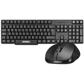 Resim Everest KM-6852 Siyah Usb Kablosuz Combo Q Standart Klavye + Mouse Set 