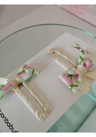 Resim Papyonbebek0 Fiyonk Çıt Çıt Toka - Kırık Beyaz - Organik & El Yapımı - E2003000000147 Beyaz 