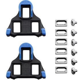 Resim Shimano SM-SH12 SPD-SL Yol Pedal Kali Ön Pivot 2 Derece Mavi 