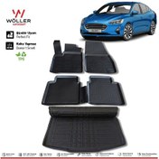 Resim Ford Focus 5 Sedan Paspas Bagaj Havuzu 2018 2022 Arası 3D Wöll . 