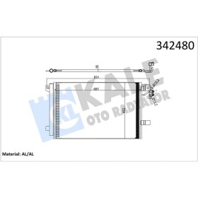 Resim Klima Kondenseri Vw Multıvan 5-transporter T5 Box-bus Al-al 7e0820411b 7e0820411c 7e0820411d 