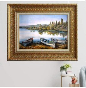 Resim Altın Çerçeveli Tablo L801 