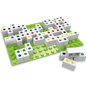 Resim Hubelino Mind Game Gökkuşağı Domino Taşları Kutu Oyunu (71 Parça) 410054 