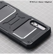 Resim Novahub Huawei P20 Pro'ya Uygun Fatbear Zırhlı Soğutma Kılıfı Siyah 