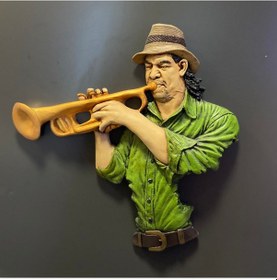 Resim Trompet Çalan Müzisyen Adam 