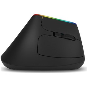 Resim Delux M618c 6 Tuş 1600 Dpı Rgb Dikey Kablosuz Bluetooth Çift Modlu Fare Siyah Diğer 