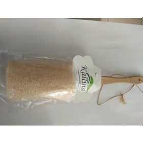 Resim Kallina Sopalı Kabak Lifi Sırt Kesesi Bej 