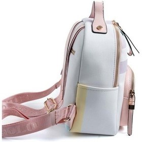 Resim Silver Polo Sp1130 Kadın Sırt Çantası Ekose Lila-pembe 