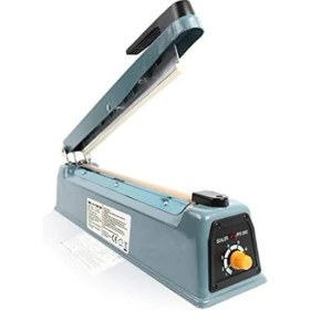 Resim Pfs PFS-300I Metal Gövde Poşet Ağzı Kapama Yapıştırma Kapatma Makinesi, Siyah 