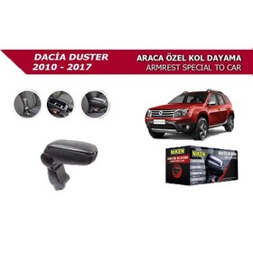 Resim Dacia Duster 2010-2017 Araca Özel Kol Dayama Siyah 