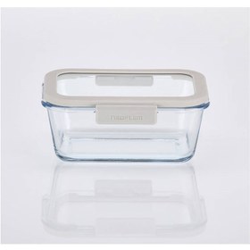 Resim Primanova D-NEOFGL046 Fika Glace Cam Saklama Kabı 460 ml Bej 