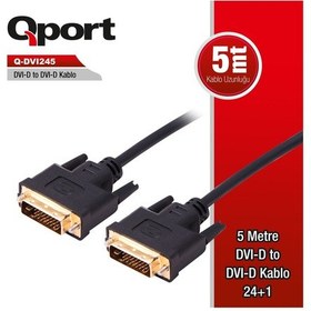 Resim Qport Q Dvı245 24 1 M M 5Mt Dvı Kablo 