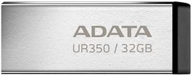 Resim ADATA Metal Kapaksız 32GB USB 3.2 Flash Sürücü (Model UR350-32G-RSR/BK) 