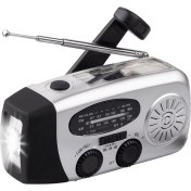 Resim Prettyia Acil Radyo El Krank Güneş Hava Radyo, Noaa / Am / Fm Taşınabilir Radyo (Yurt Dışından) 