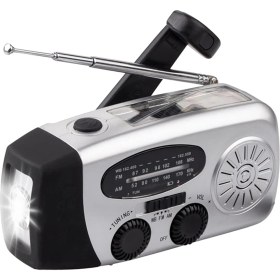 Resim Prettyia Acil Radyo El Krank Güneş Hava Radyo, Noaa / Am / Fm Taşınabilir Radyo (Yurt Dışından) 