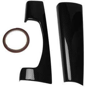 Resim Mını Cooper İçin Karbon Fiber Trim Konsol Paneli Kapağı, Modern Ve Şık Tasarım 