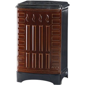 Resim Meriç Kovalı Döküm Uyuyan Odun Kömür Sobası 