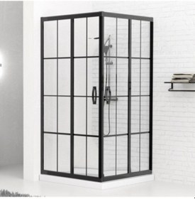 Resim Siyah Duşakabin Mıknatıs Ve Suluk Fitili 200 Cm Duşakabin Için Siyah 