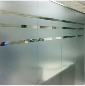 Resim 100cmx4mt Cam Kumlama Folyosu Buzlu Cam Filmi 