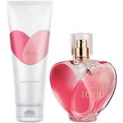 Resim Avon Lov U Kadın Parfüm EDP 50 ML + Lov U Vücut Losyonu 125 ML 