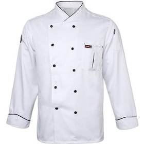 Resim Suntek Biye Aşçı Ceketi Palto Üniforma Uzun Kollu Xl-beyaz 