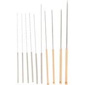 Resim Aubyhe 3d Yazıcı Ekstruder Ağızlığı Temizleme İğnesi Seti, 10'lu Paslanmaz Çelik, 0.15-1.0 Mm Çapları, Tıkanıklıkları Temizler, Geniş Uyumlu 