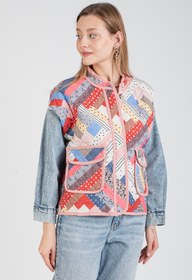 Resim HatunAtila Kot Kollu Kapitone Ceket 7654-6 - XL 