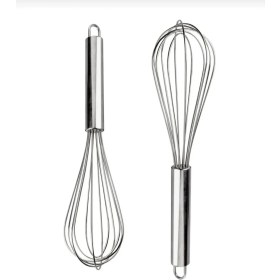 Resim Hürpa Tedarik Büyük Boy Metal Paslanmaz Çırpıcı 2 Adet 
