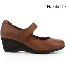 Resim Gönderi R Taba Antik Dolgu Taban Hakiki Deri Mary Jane Ayakkabı Taba 